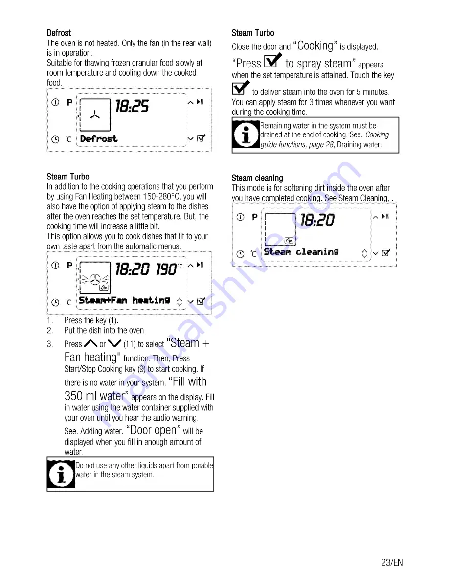 Beko OIM 39701 User Manual Download Page 23