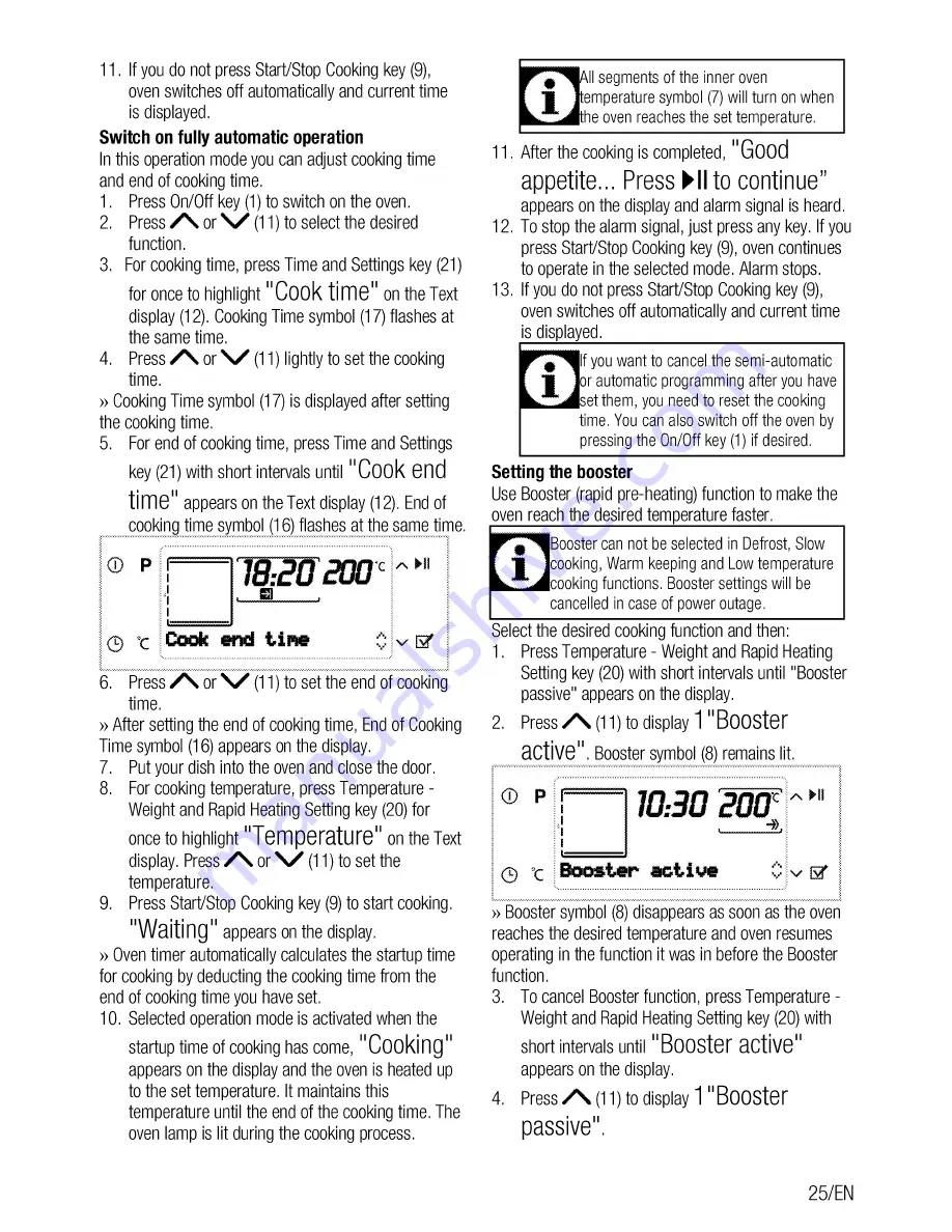 Beko OIM 39701 User Manual Download Page 25