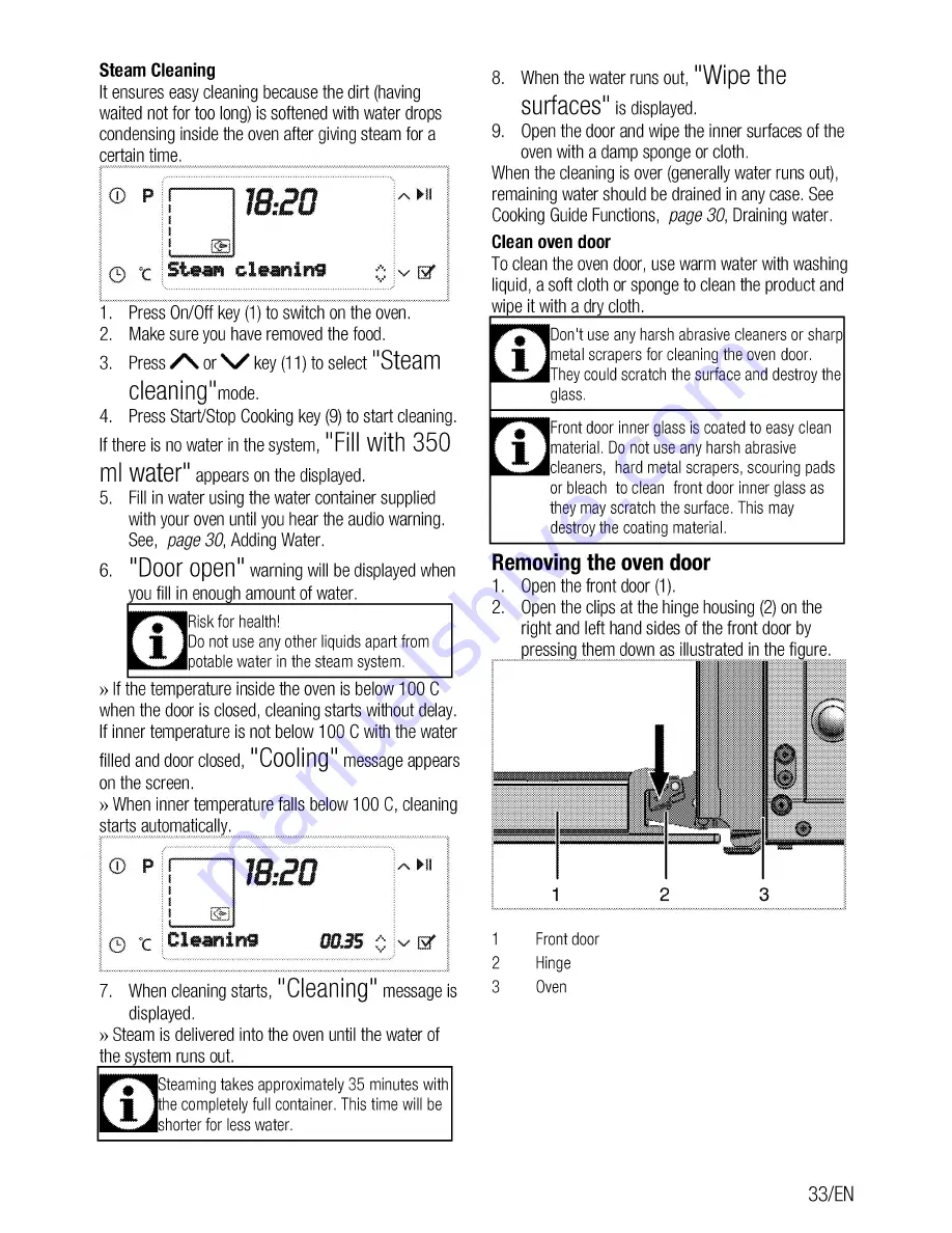 Beko OIM 39701 User Manual Download Page 33