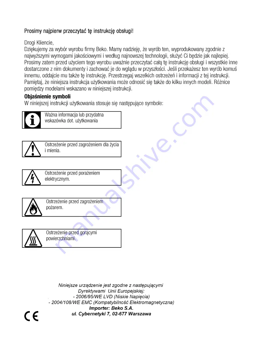 Beko OIM 39701 User Manual Download Page 38