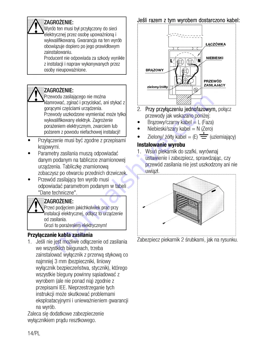 Beko OIM 39701 User Manual Download Page 50