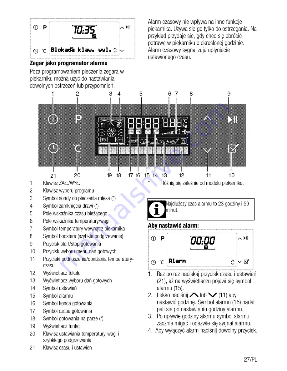 Beko OIM 39701 User Manual Download Page 63