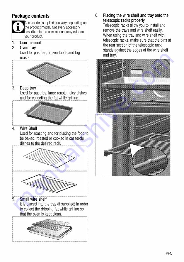 Beko OIM-39702-X User Manual Download Page 9