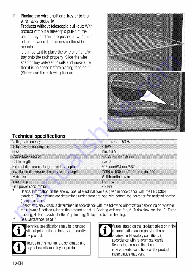 Beko OIM-39702-X User Manual Download Page 10