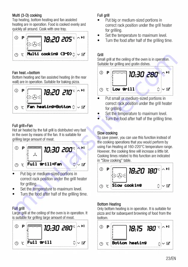 Beko OIM-39702-X User Manual Download Page 23