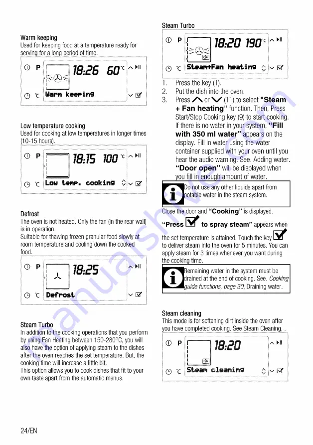 Beko OIM-39702-X User Manual Download Page 24