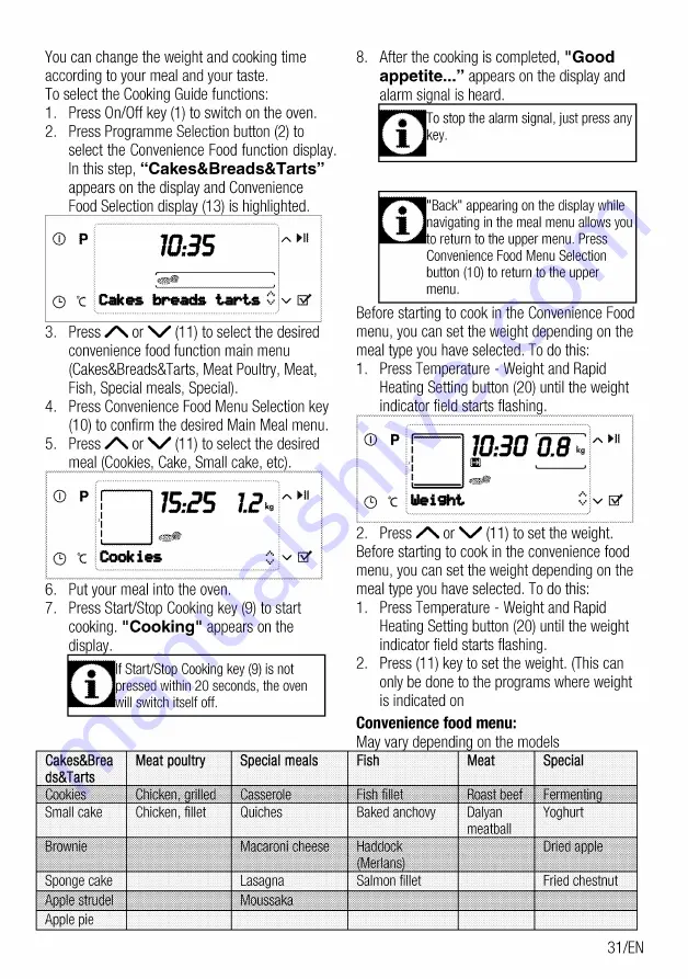 Beko OIM-39702-X User Manual Download Page 31