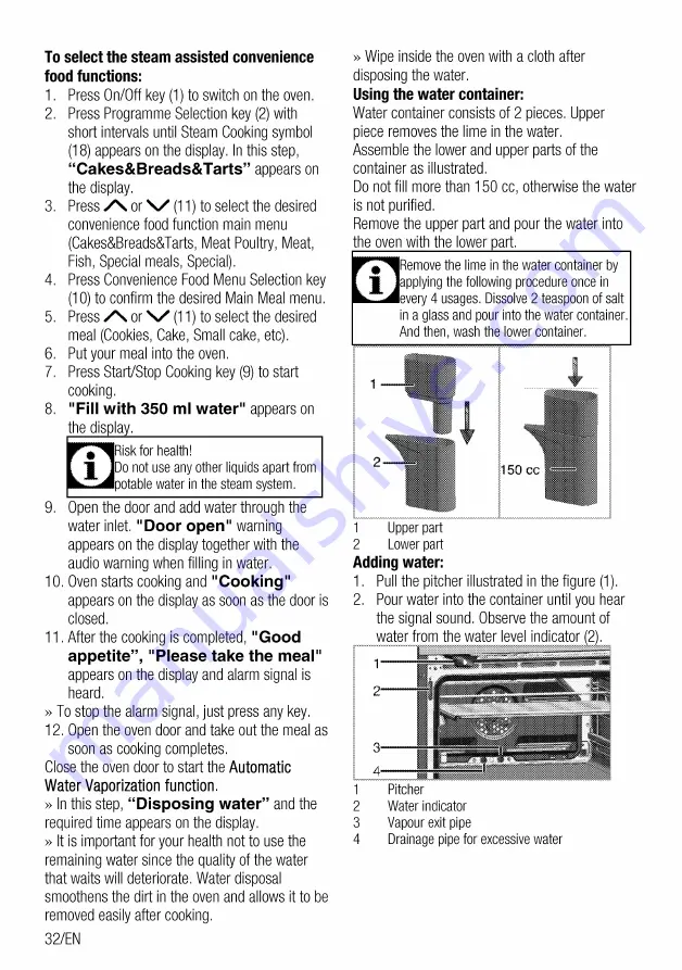 Beko OIM-39702-X User Manual Download Page 32