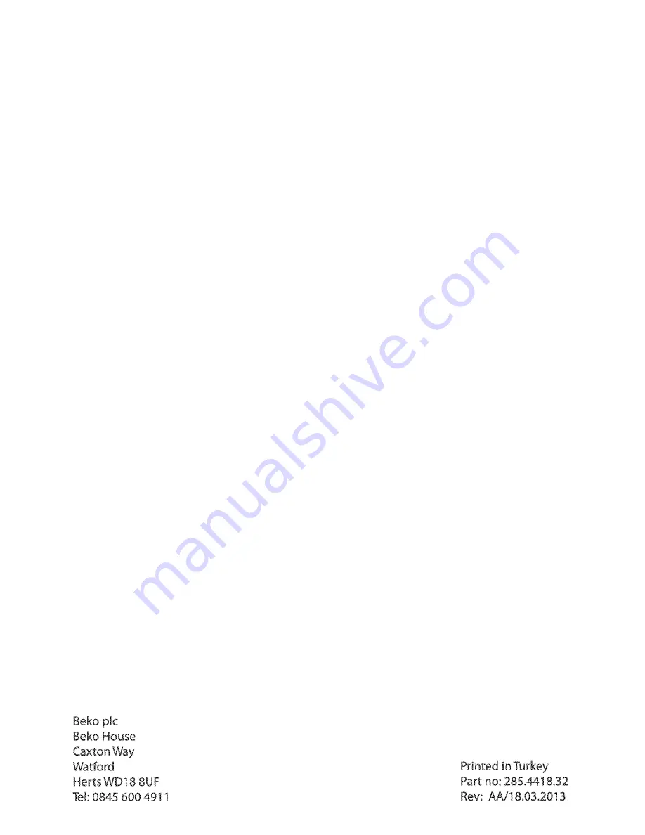 Beko OTF 22300 User Manual Download Page 32