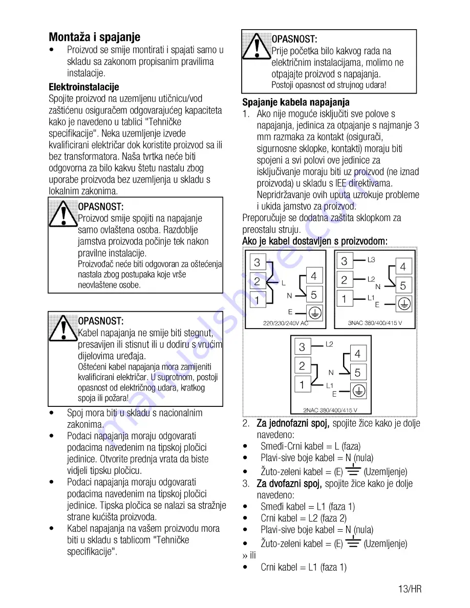 Beko OUC 22010 User Manual Download Page 67