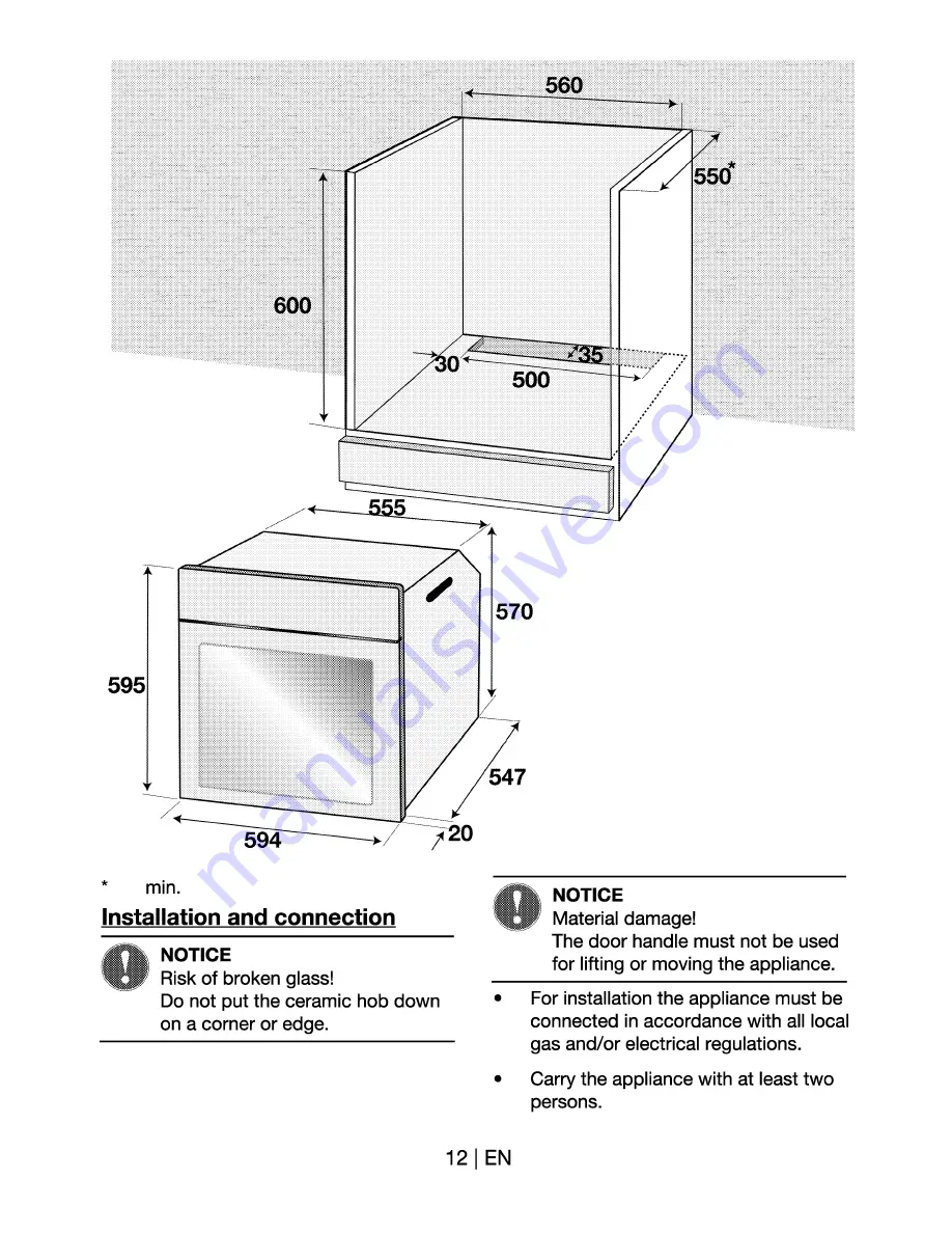 Beko OUE 22021 Manual Download Page 12