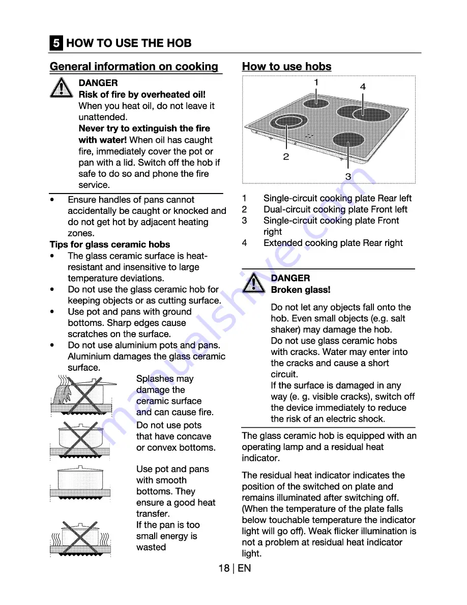 Beko OUE 22021 Manual Download Page 18