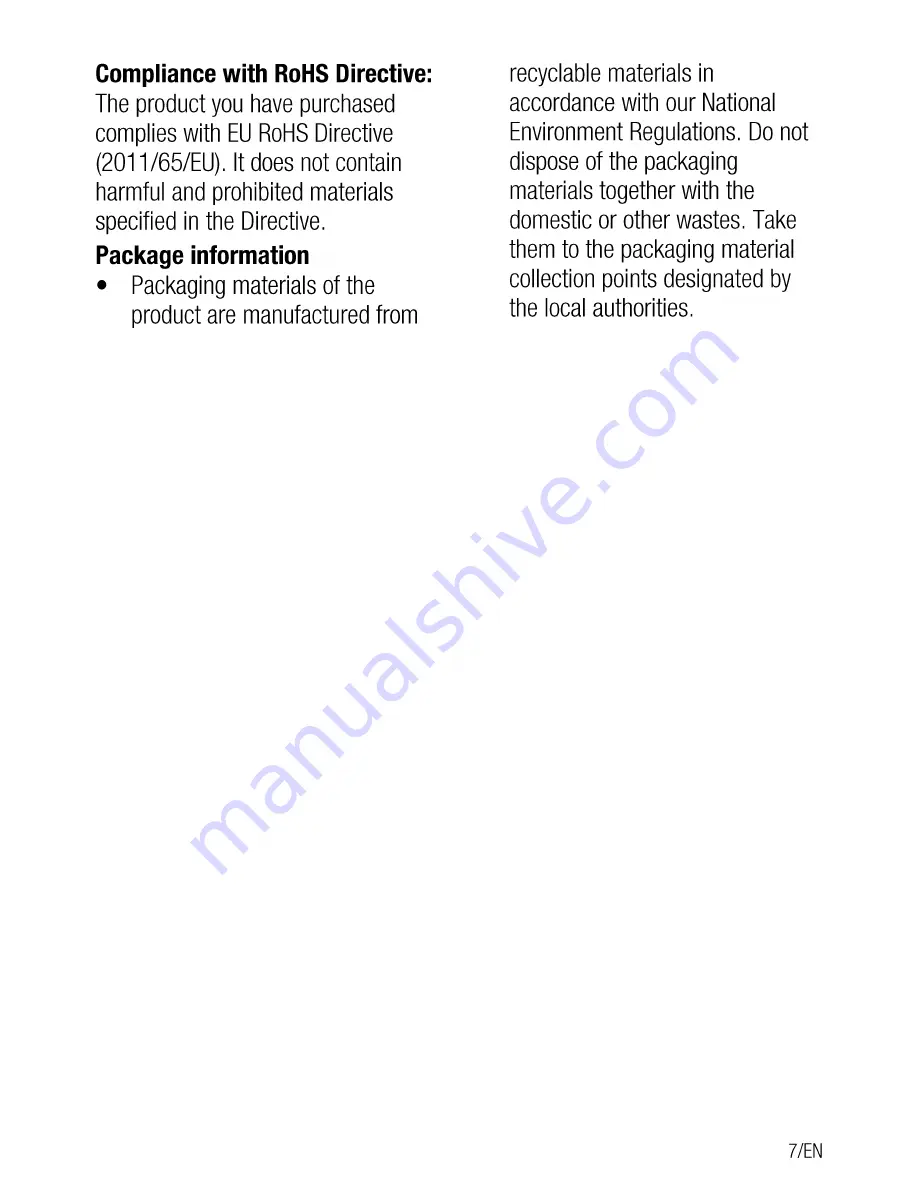 Beko QHC 64402 T User Manual Download Page 7