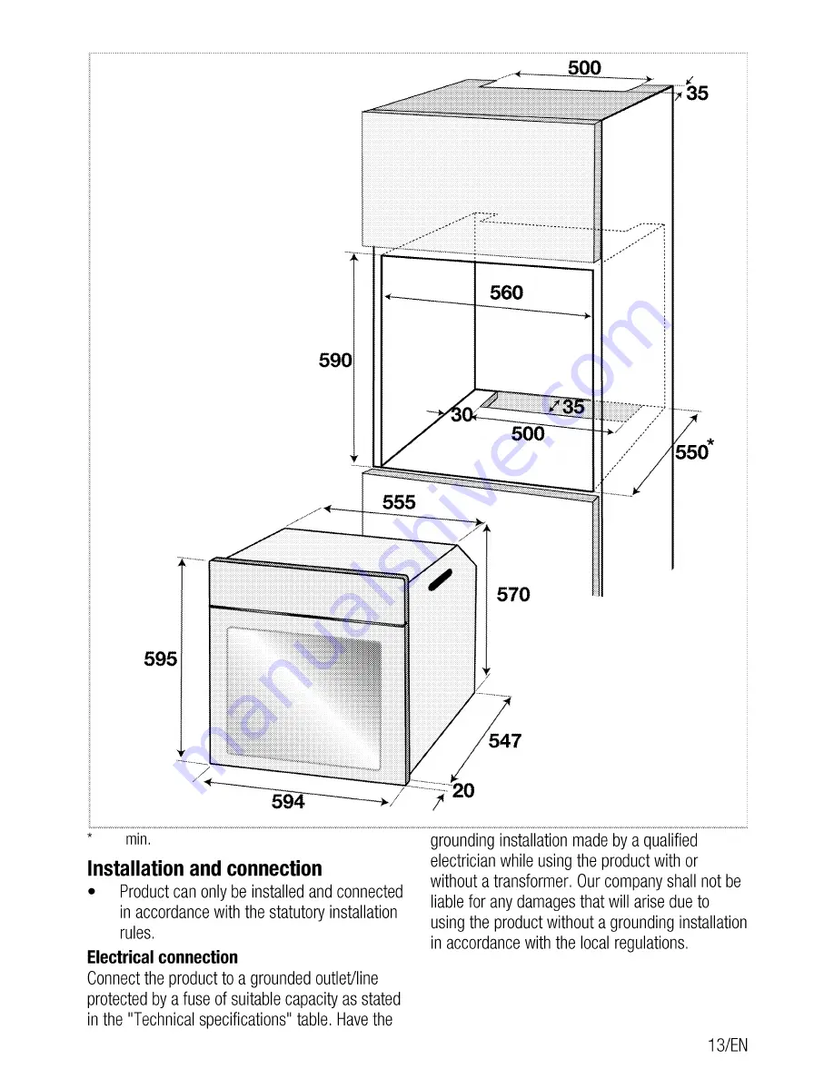 Beko QOM243B User Manual Download Page 13