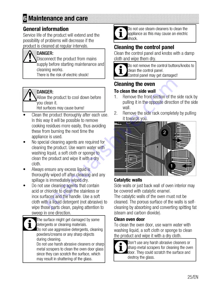 Beko QOM243B User Manual Download Page 25