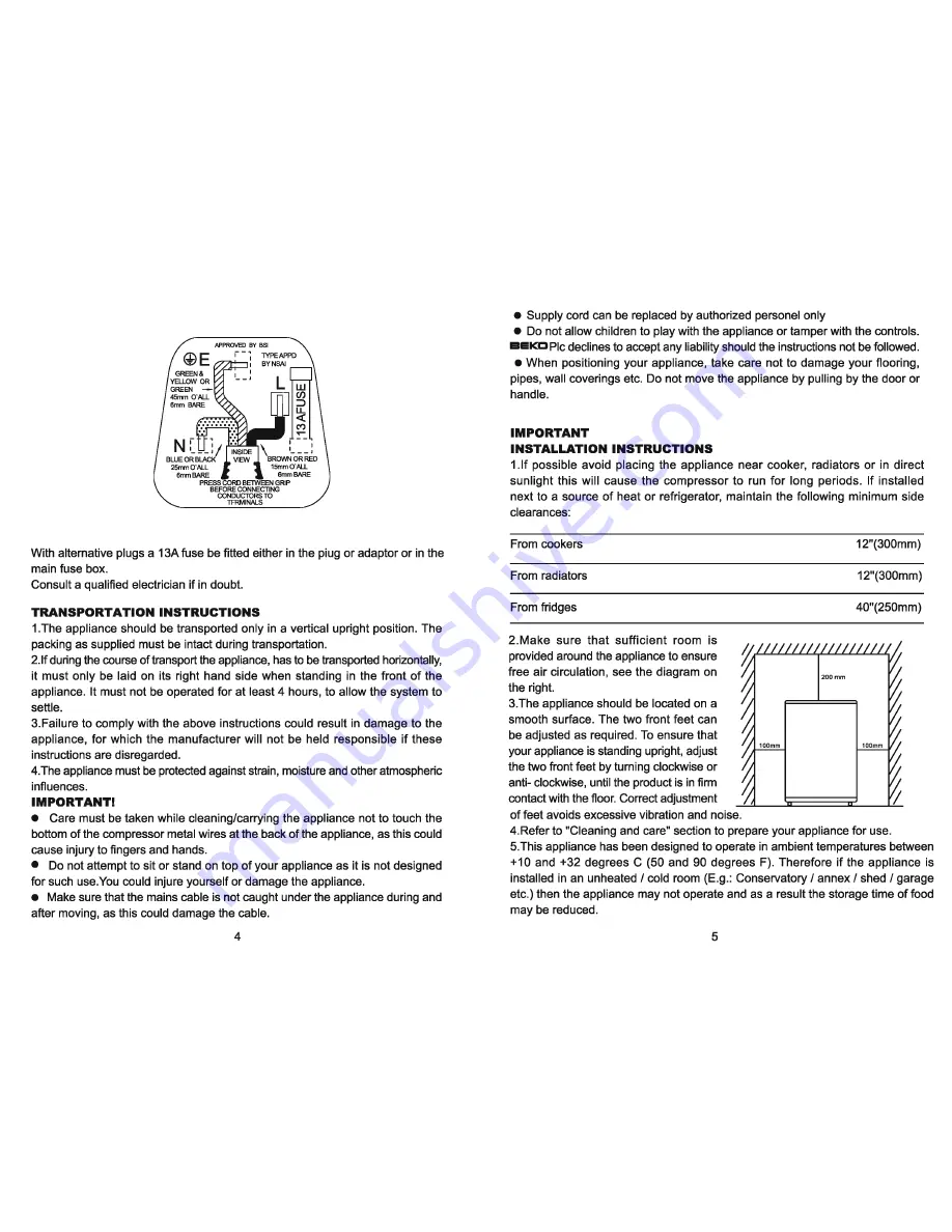 Beko RB501 Скачать руководство пользователя страница 4