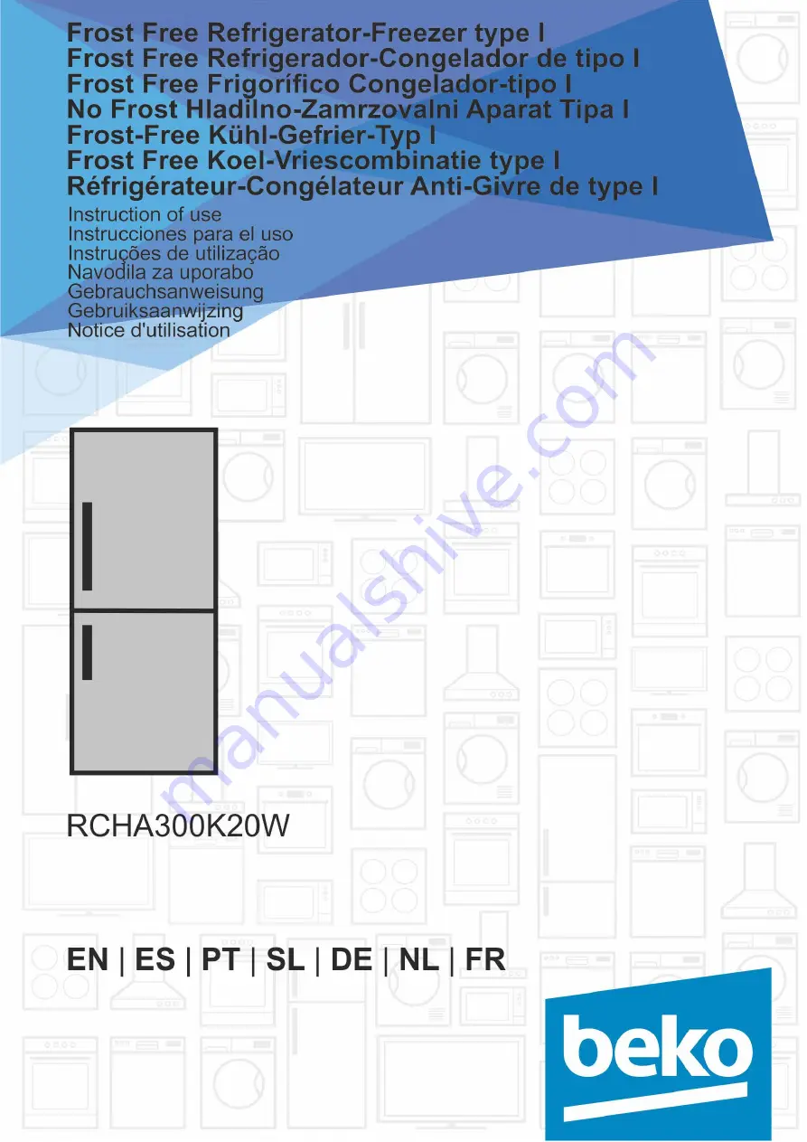 Beko RCHA300K20W Instructions For Use Manual Download Page 1