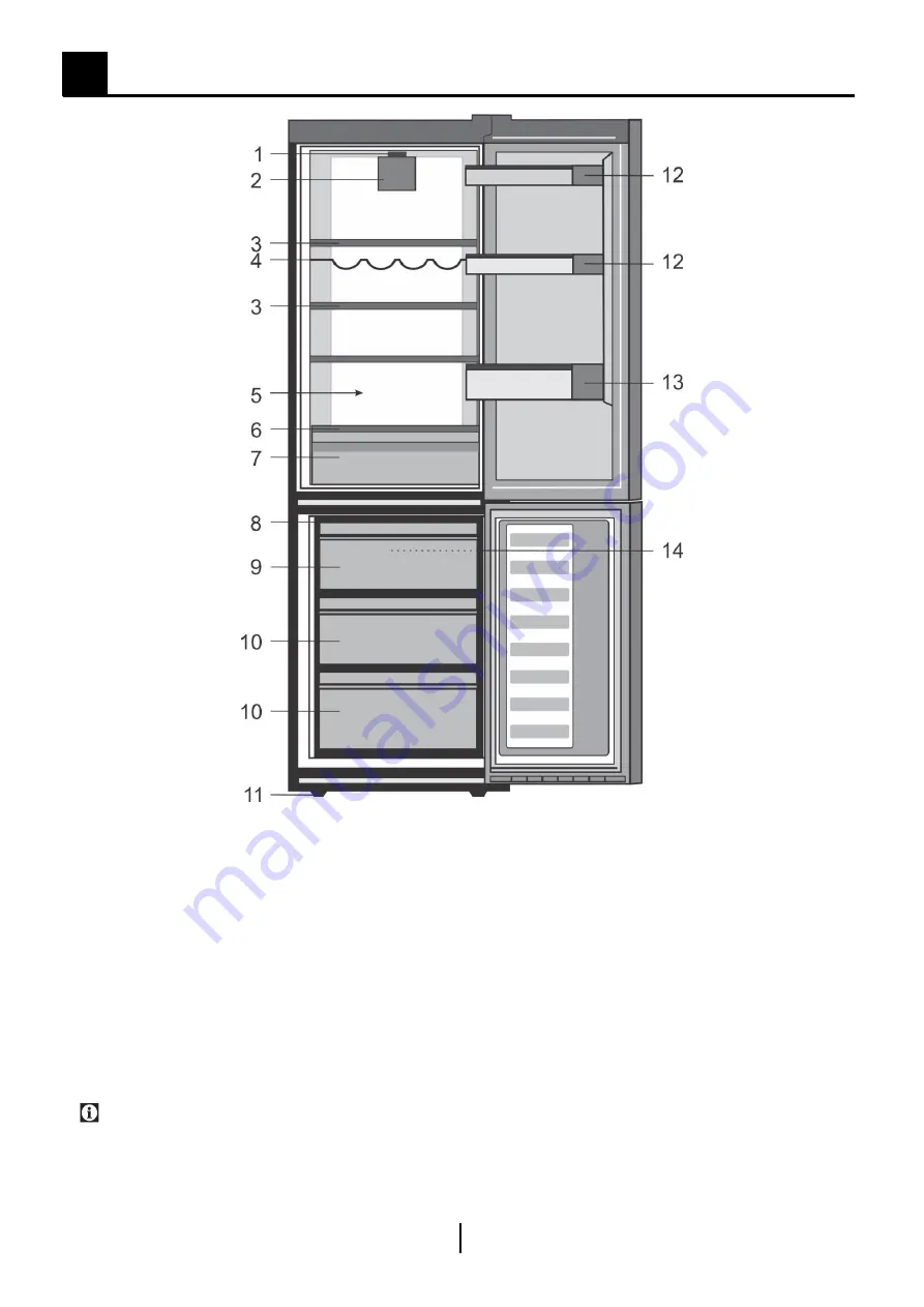 Beko RCNA366K40WN Instructions For Use Manual Download Page 42