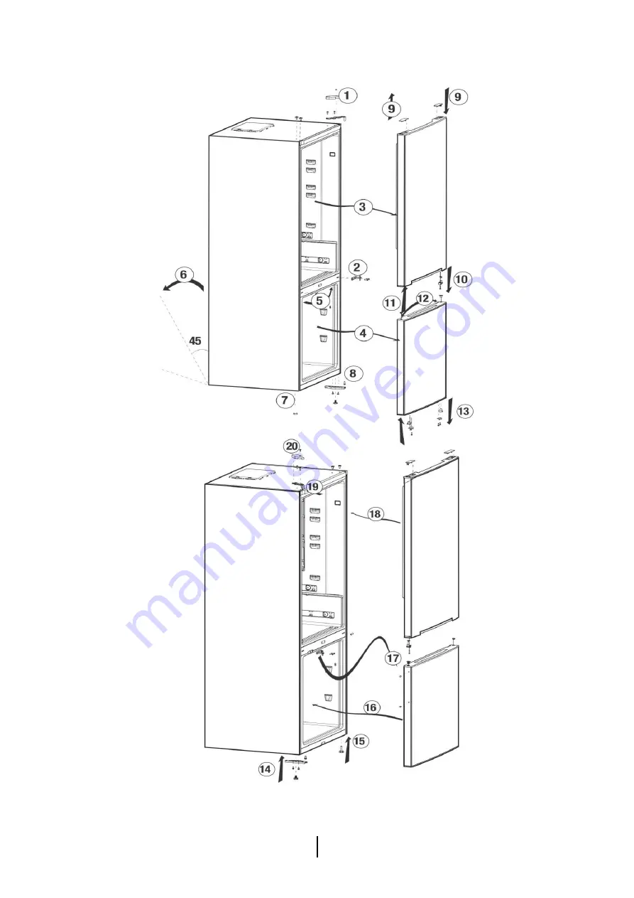 Beko RCNA460B Instructions For Use Manual Download Page 14