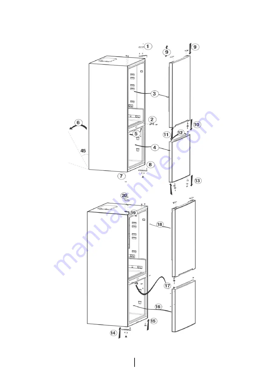 Beko RCNA460B Instructions For Use Manual Download Page 33