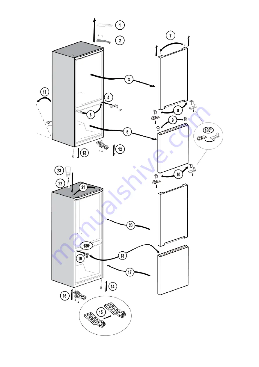 Beko RCSA240M20W Manual Download Page 8