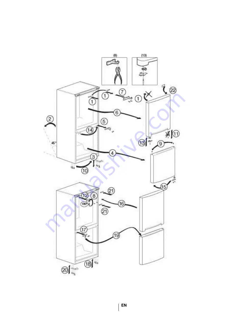 Beko RCSA365K20W Manual Download Page 18