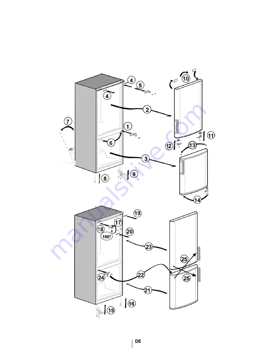 Beko RCSA365K31W User Manual Download Page 58