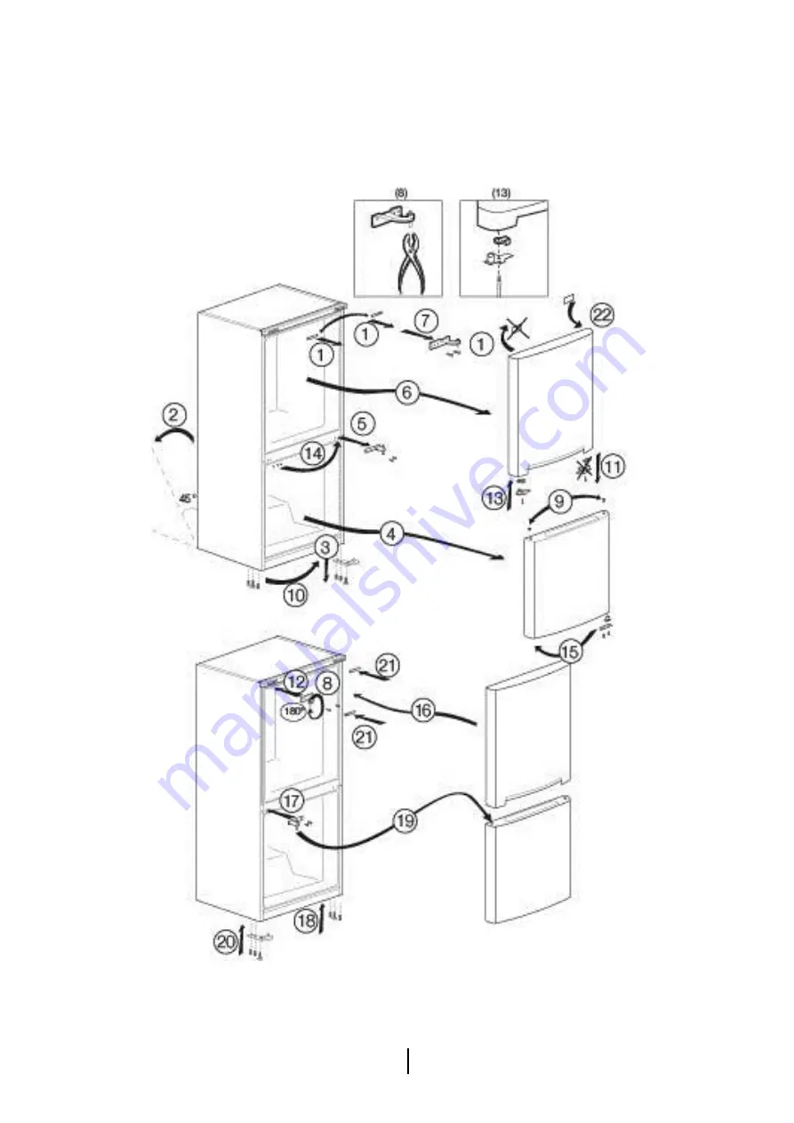 Beko RCSA400K20W User Manual Download Page 58