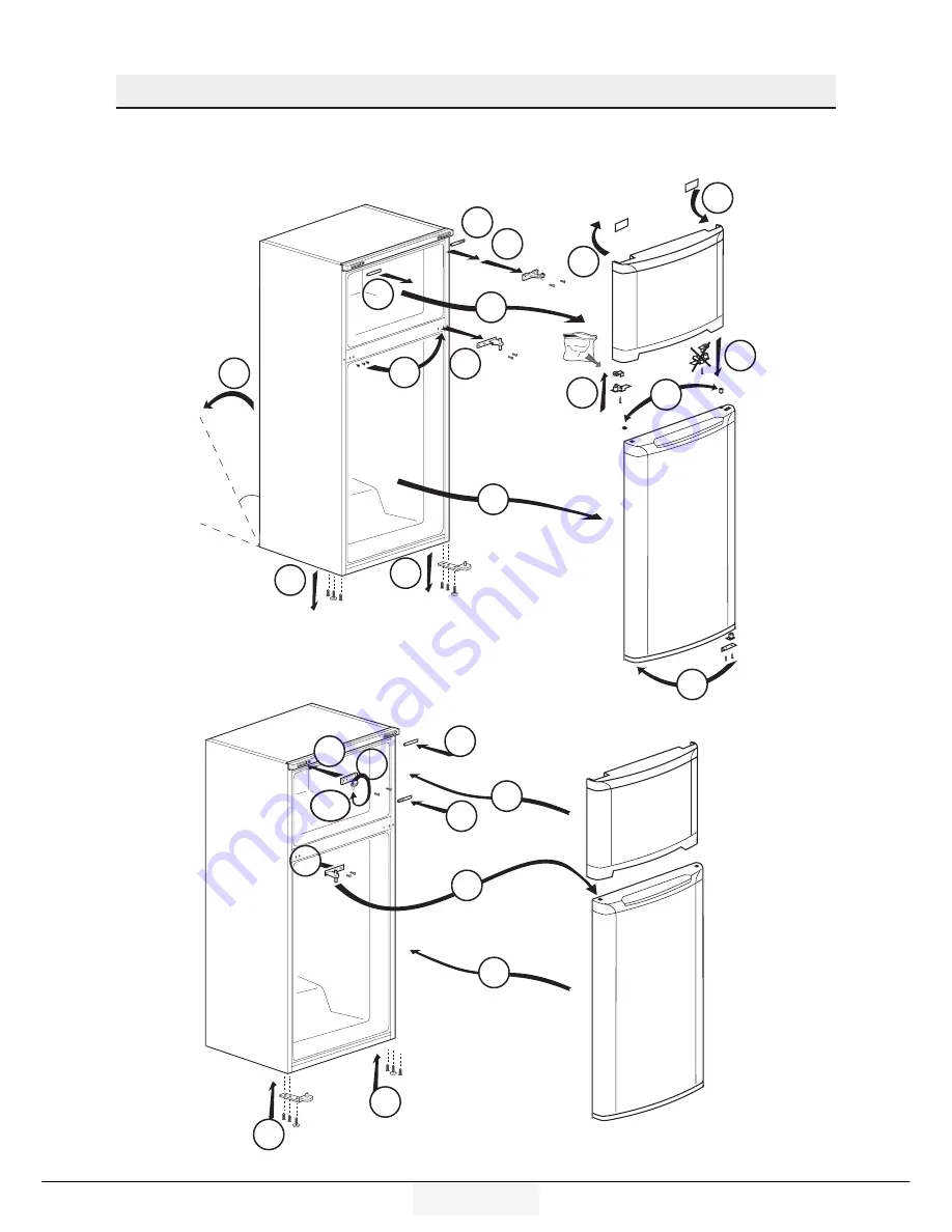 Beko RDNE420K20X User Manual Download Page 58