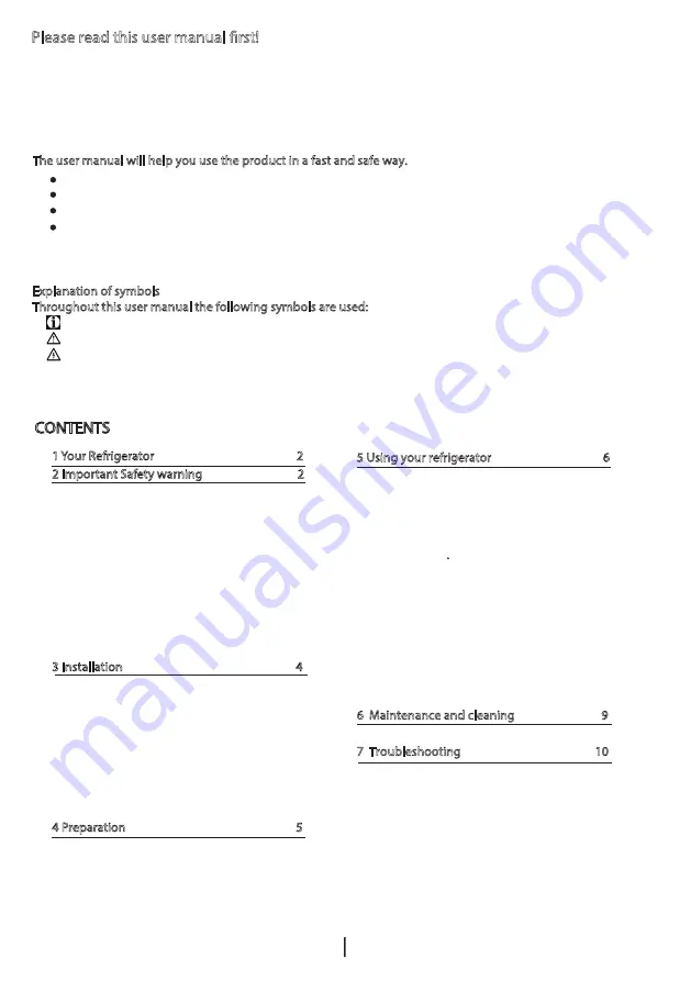 Beko RDNT371 Series User Manual Download Page 3