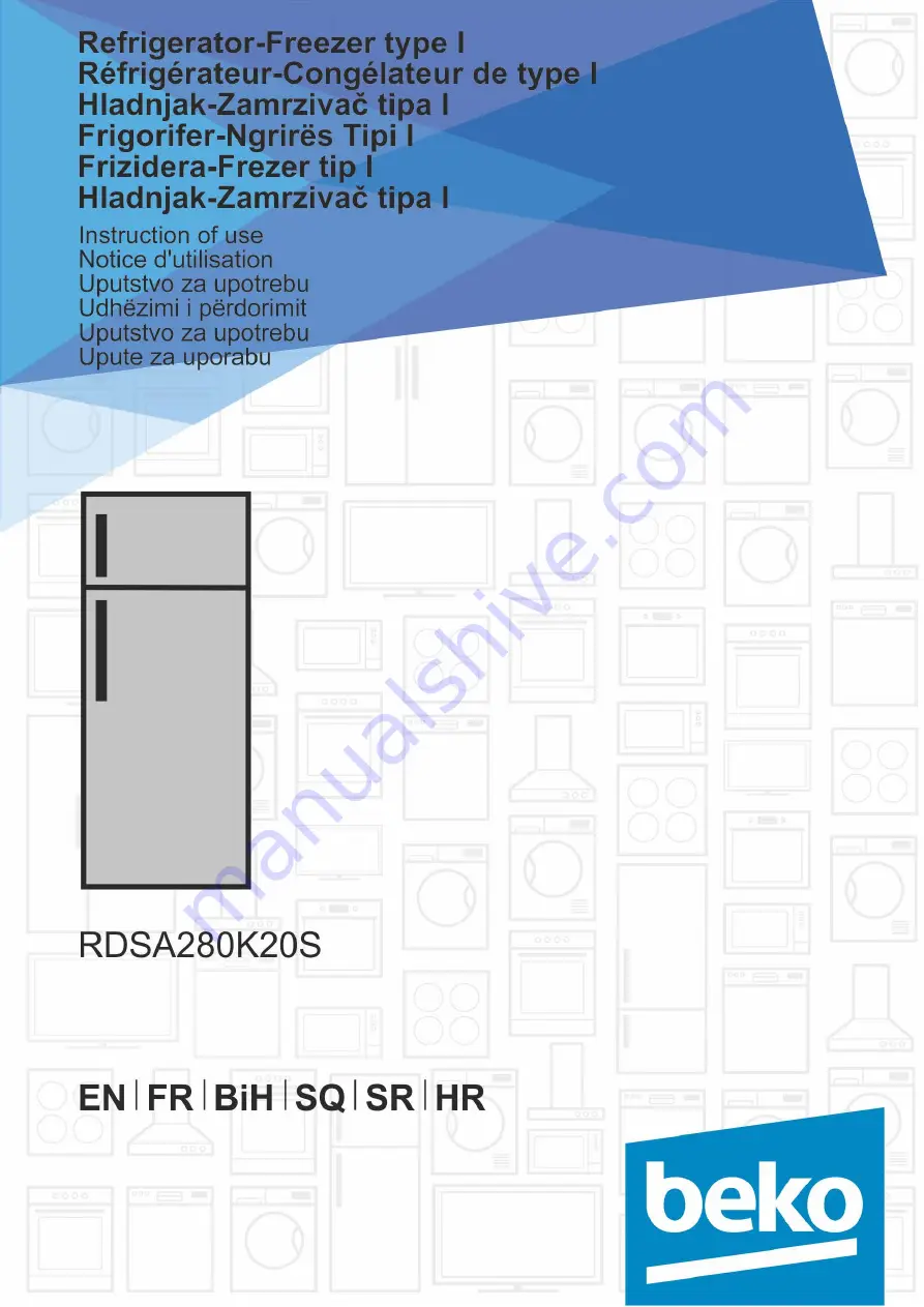 Beko RDSA280K20S Instructions Of Use Download Page 1