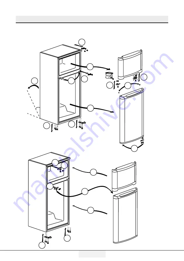 Beko RDSE465K20W User Manual Download Page 13