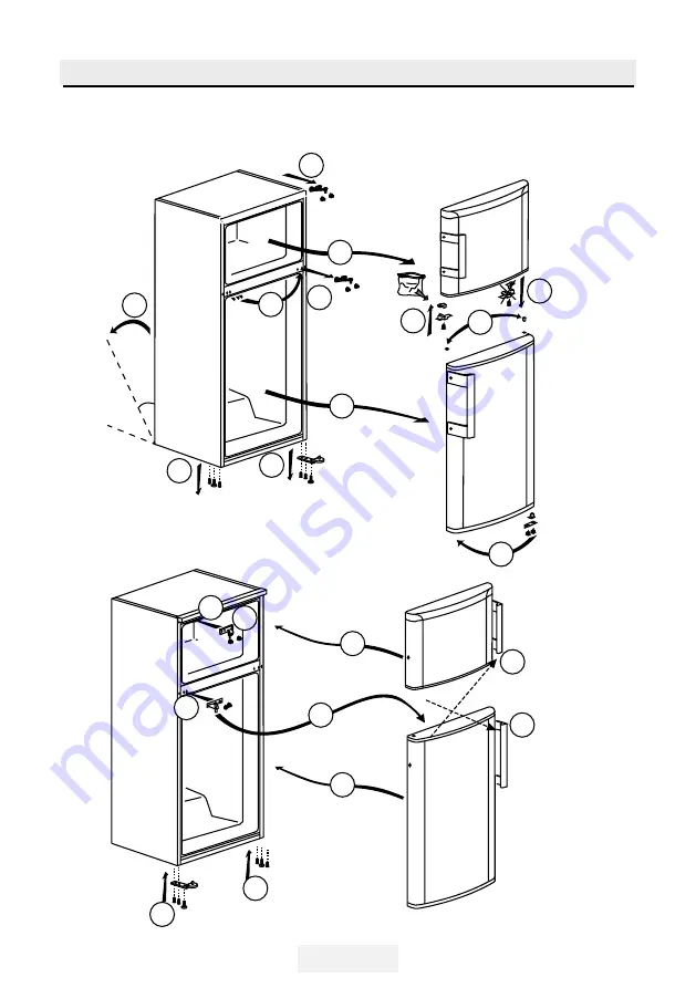 Beko RDSE465K20W Скачать руководство пользователя страница 160