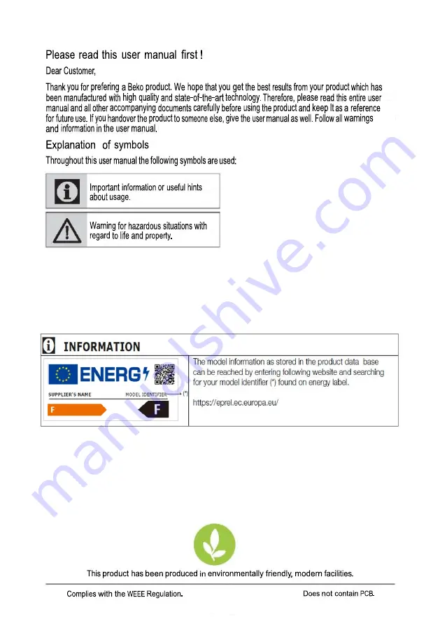 Beko RS046WEUN User Manual Download Page 2