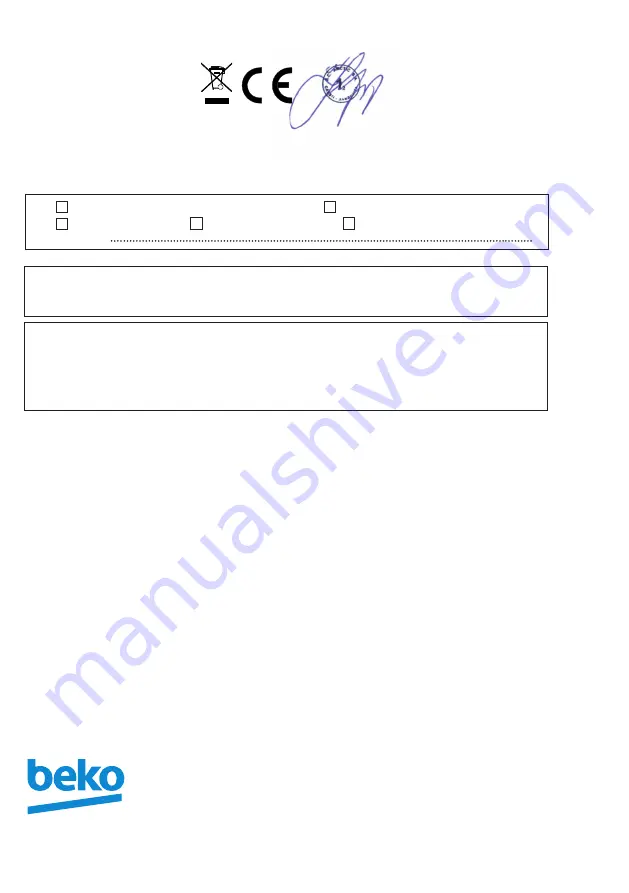 Beko SGA8328D User Manual Download Page 59