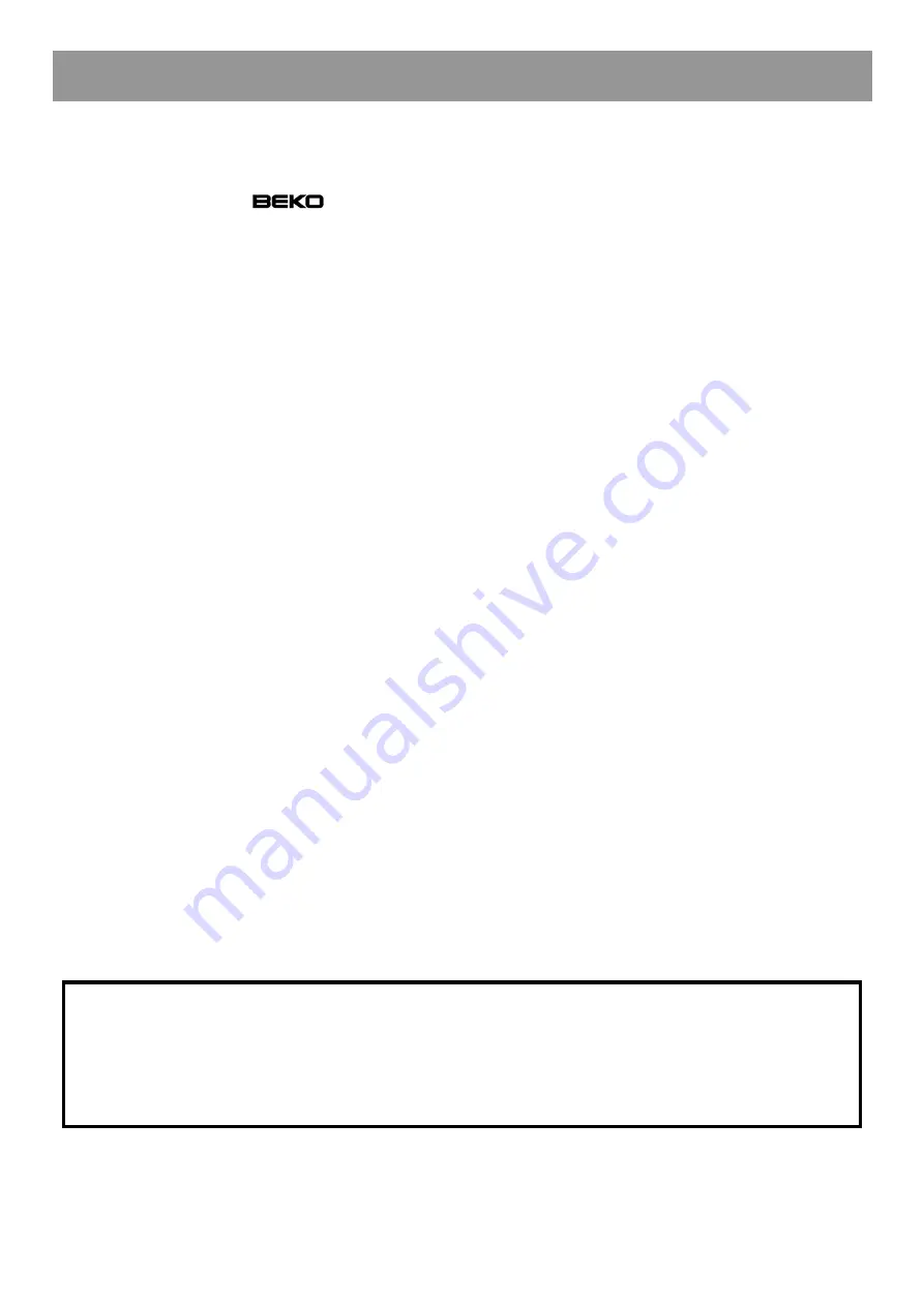 Beko SS229020 User Manual Download Page 24