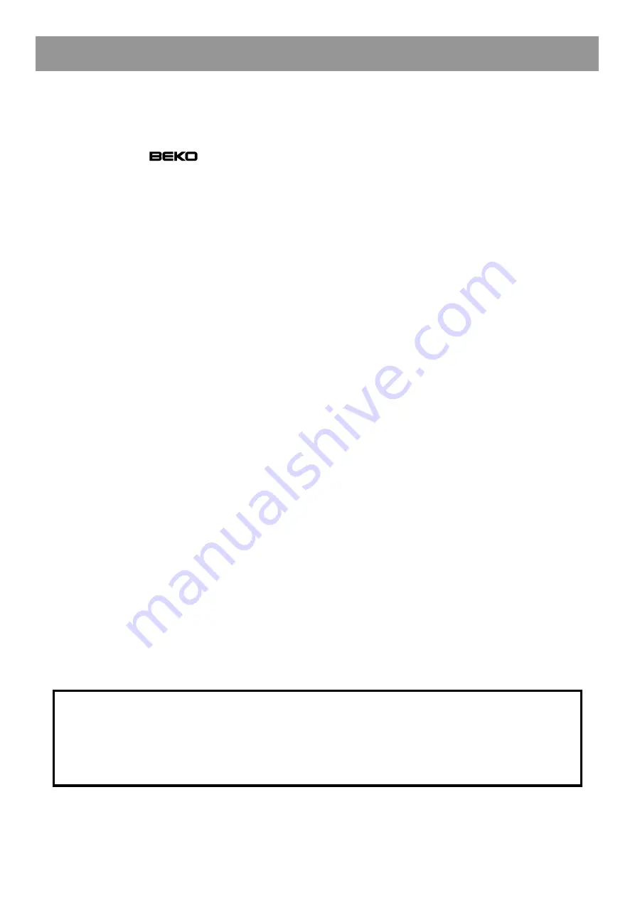 Beko SS229020 User Manual Download Page 32