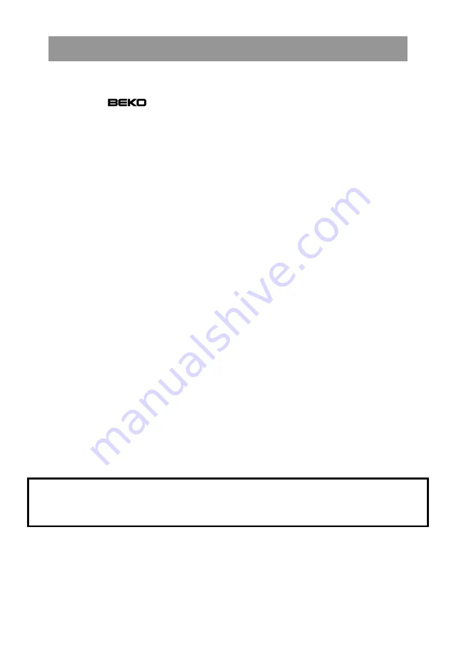 Beko SSA15010 Instructions For Use Manual Download Page 39