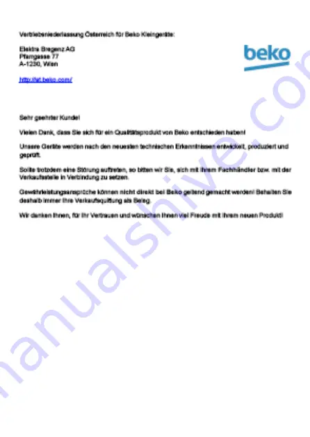 Beko SWM2971W User Manual Download Page 26