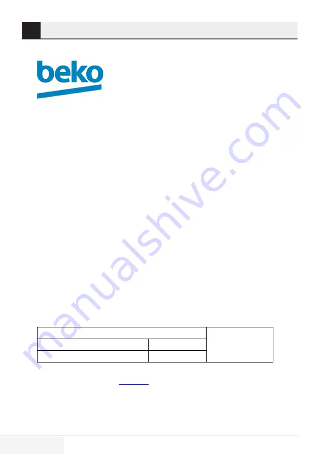 Beko TBN7606W User Manual Download Page 50