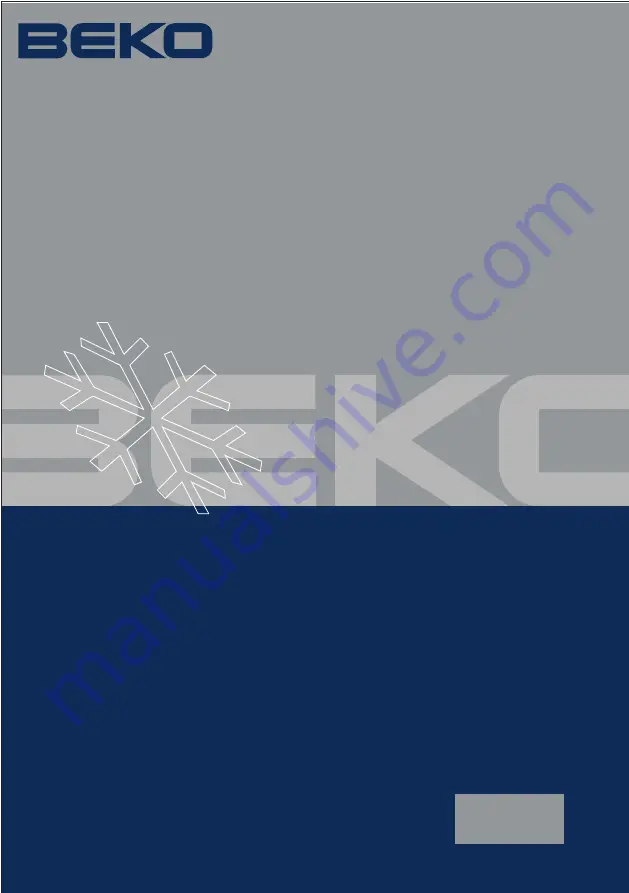 Beko TFF654APS Installation, Operation & Food Storage Instructions Download Page 21