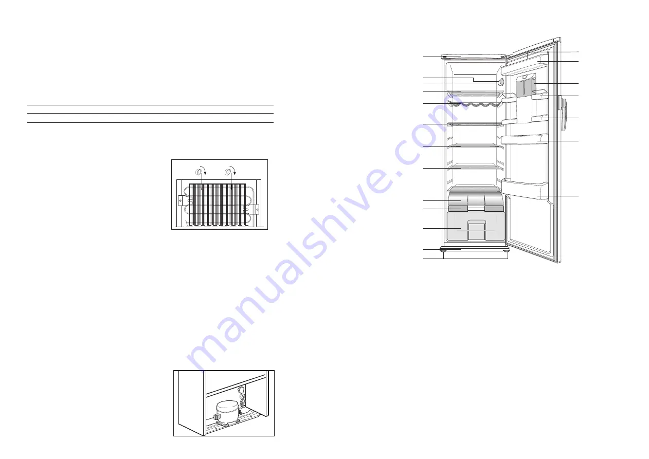 Beko TL 654 W Installation, Operation & Food Storage Instructions Download Page 4