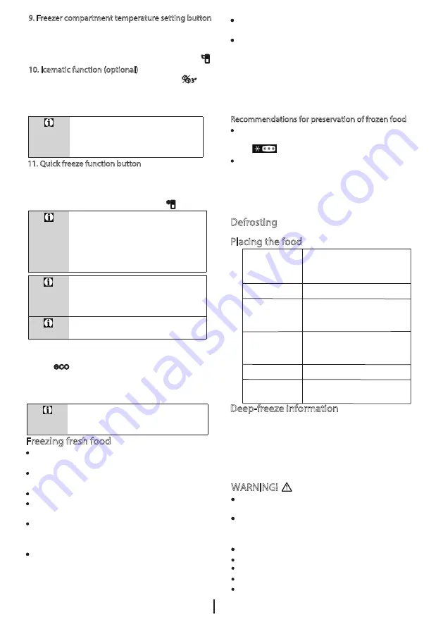 Beko Voltas RBM363 Series User Manual Download Page 9