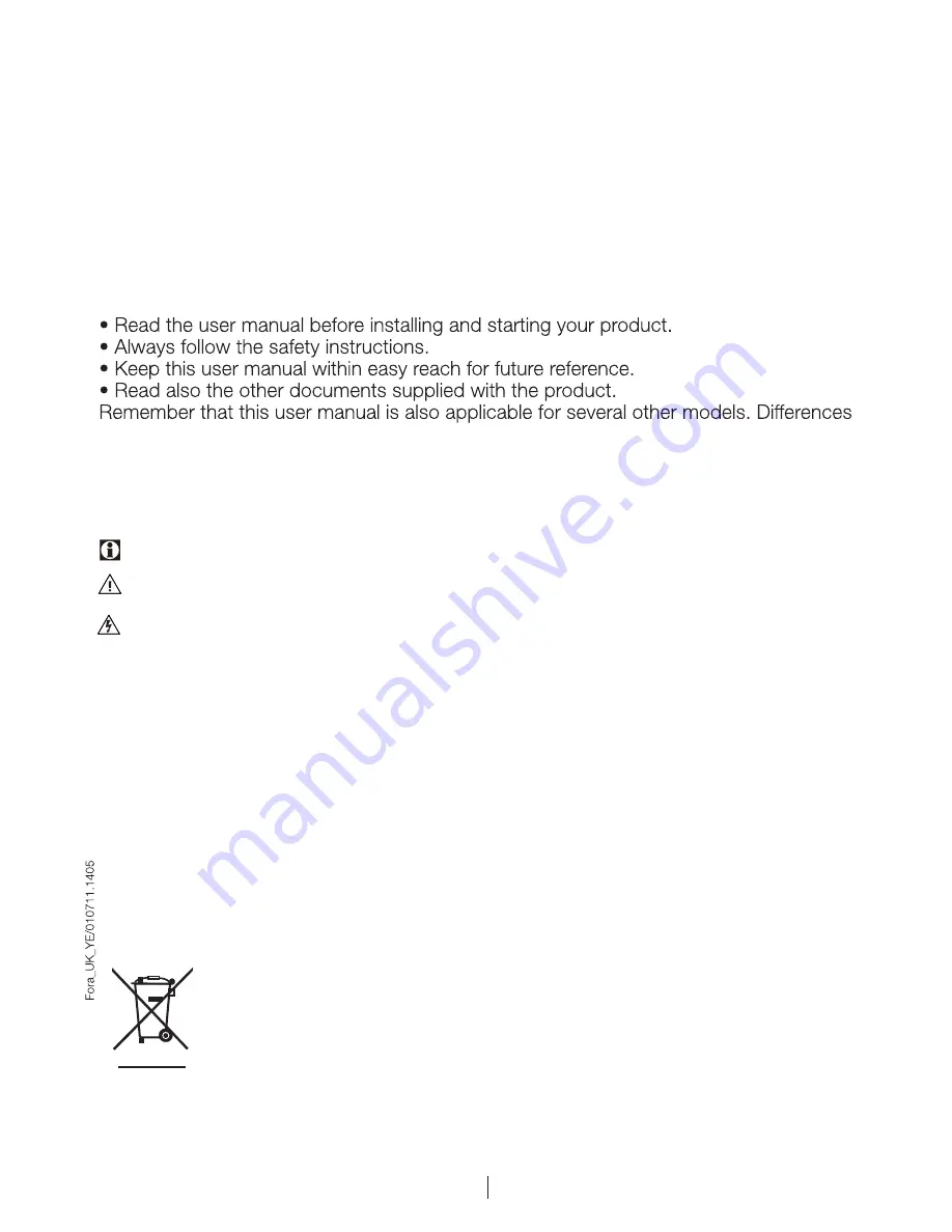 Beko WM7120W Installation & Operating Instructions And Washing Guidance Download Page 2