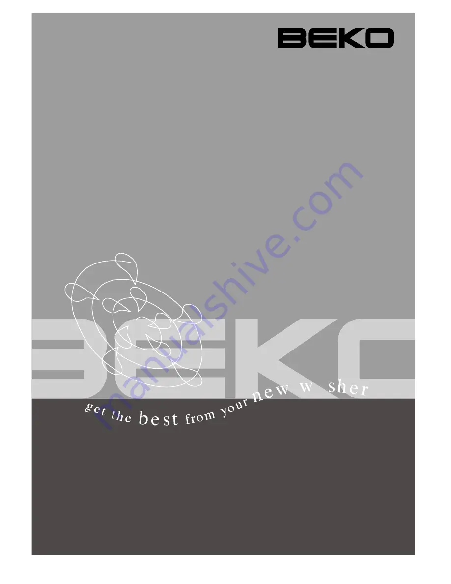 Beko WMA 520 S Installation & Operating Instructions Manual Download Page 1