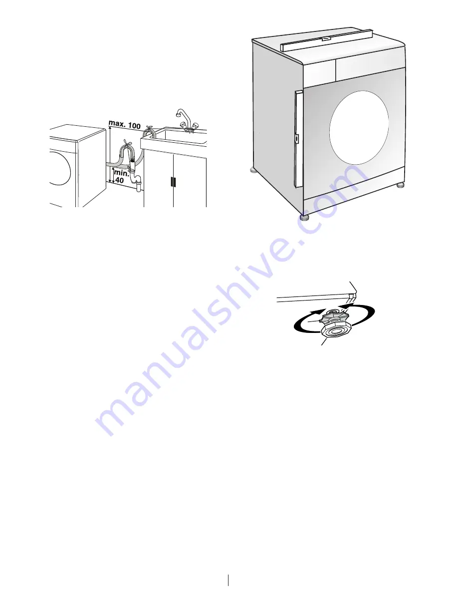 Beko WMB 91442 LW Installation & Operating Instructions And Washing Guidance Download Page 10