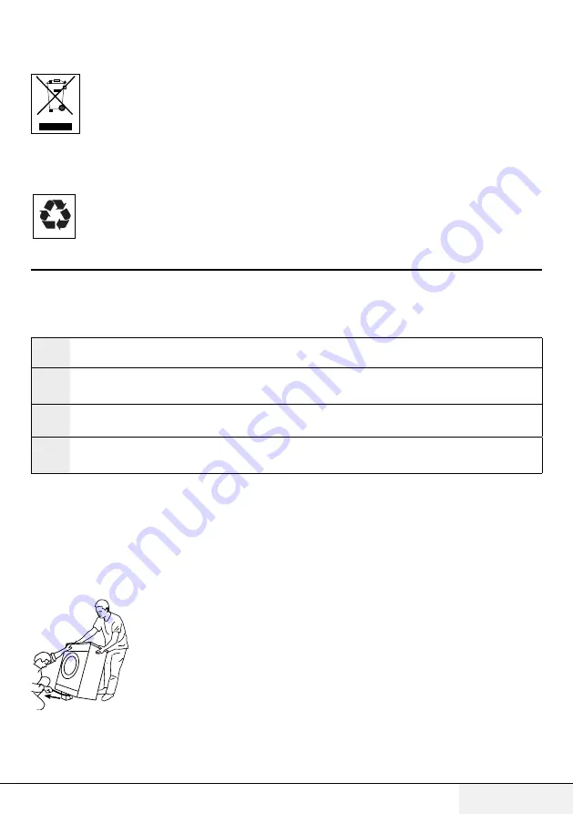 Beko WRE6511WBD User Manual Download Page 43