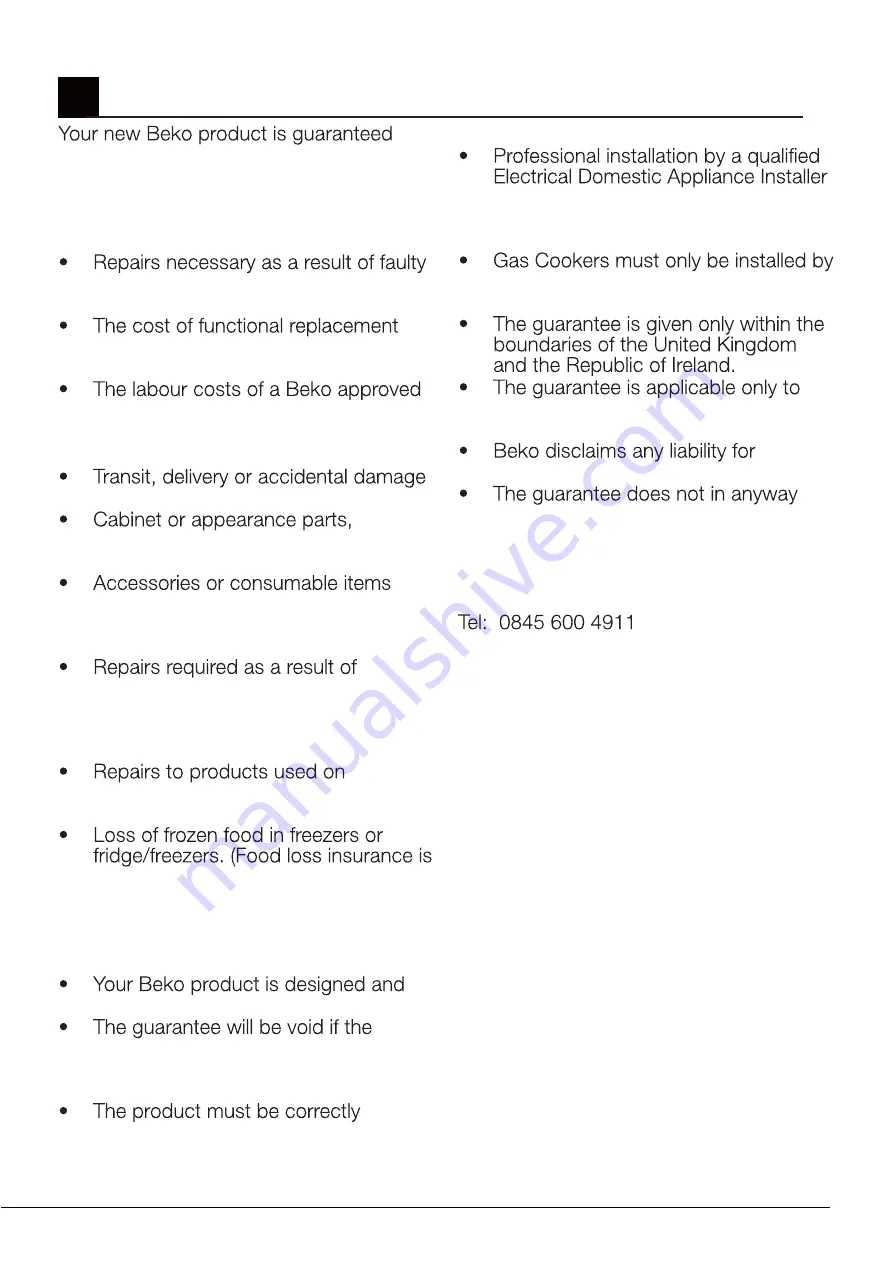 Beko WTG821B2W User Manual Download Page 31