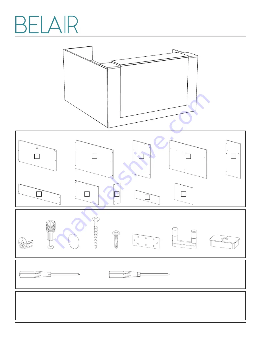 Belair W-01L Assembly Instructions Manual Download Page 1