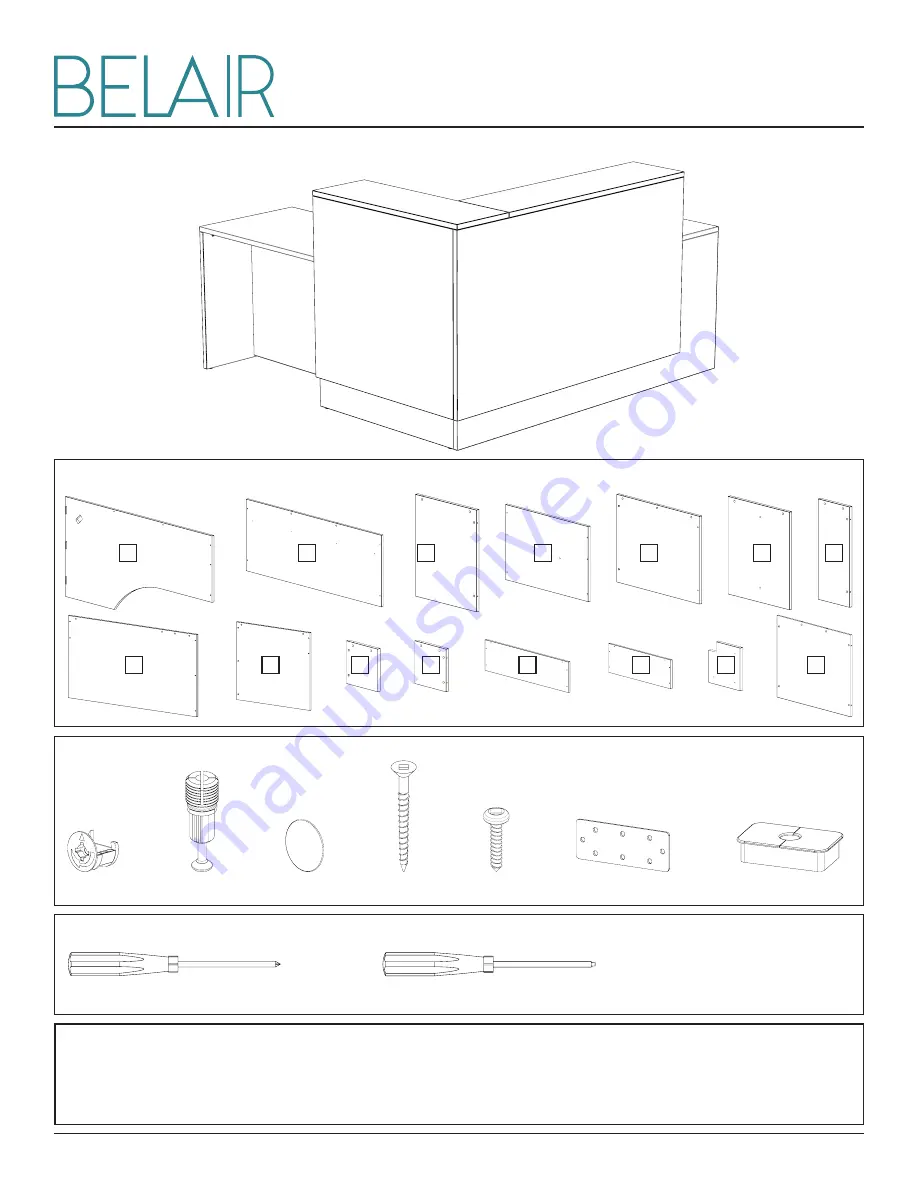 Belair W-02AR Assembly Instructions Manual Download Page 1